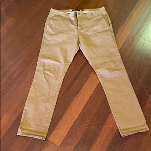 Men’s skinny taper cropped chino